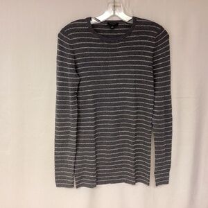 Ann Taylor sweater women’s SZ M  metallic festive disco party causal off…